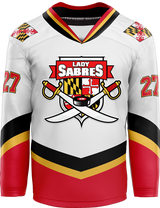 SOMD Lady Sabres Youth Goalie Sublimated Jersey