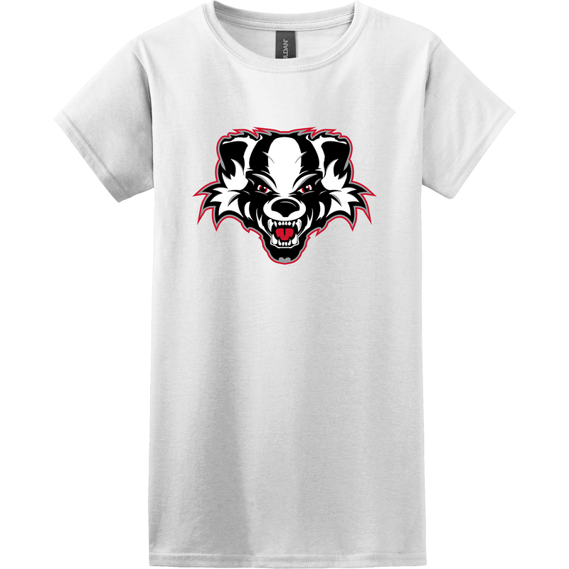 Scary Badgers Softstyle Ladies' T-Shirt