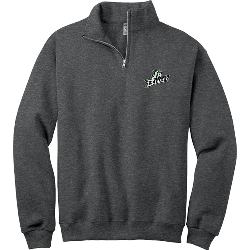 Junior Blades NuBlend 1/4-Zip Cadet Collar Sweatshirt