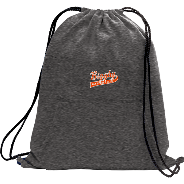 Biggby Coffee AAA Core Fleece Sweatshirt Cinch Pack