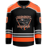 Biggby Coffee Hockey Club Tier 2 Bombers Youth Player Sublimated Jersey