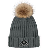 Igloo Jaguars Faux Fur Pom Beanie