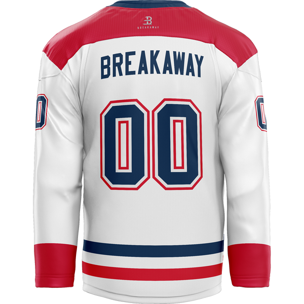 Jr. Mounties Goalie Jersey - White - Kit