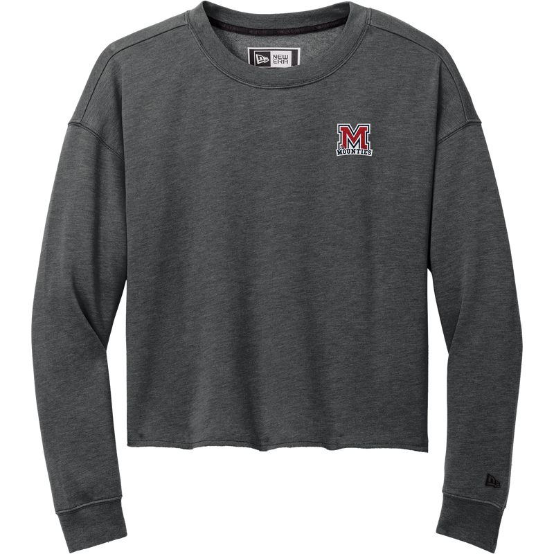 Jr. Mounties New Era Ladies Tri-Blend Fleece Crop Crew