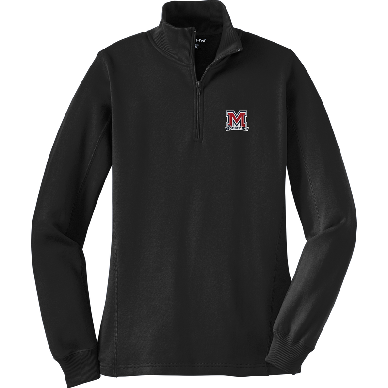 Jr. Mounties Ladies 1/4-Zip Sweatshirt