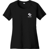 Curry College Ladies PosiCharge Tri-Blend Wicking Scoop Neck Raglan Tee