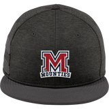 Jr. Mounties New Era Shadow Heather Striped Flat Bill Snapback Cap