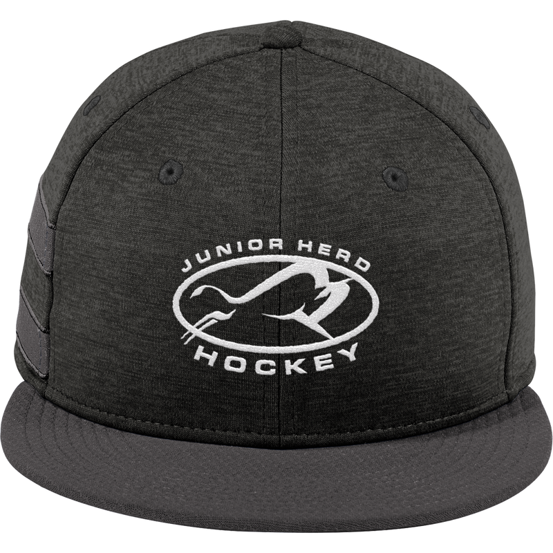 Jr. Herd New Era Shadow Heather Striped Flat Bill Snapback Cap