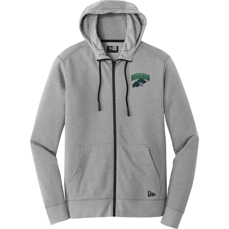 Kensington Valley Renegades New Era Tri-Blend Fleece Full-Zip Hoodie