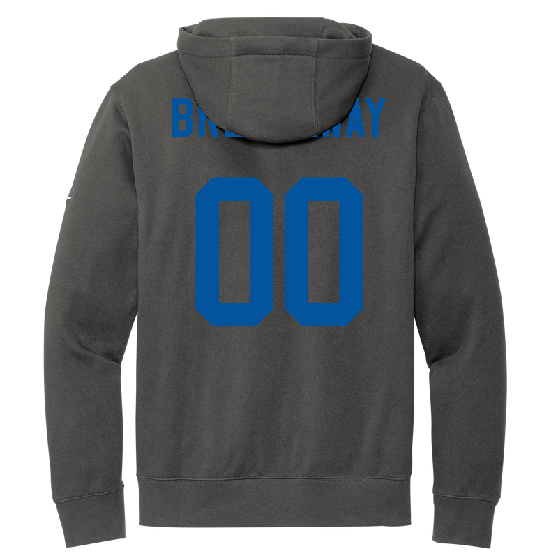 Kennett Hockey Nike Club Fleece Sleeve Swoosh Pullover Hoodie