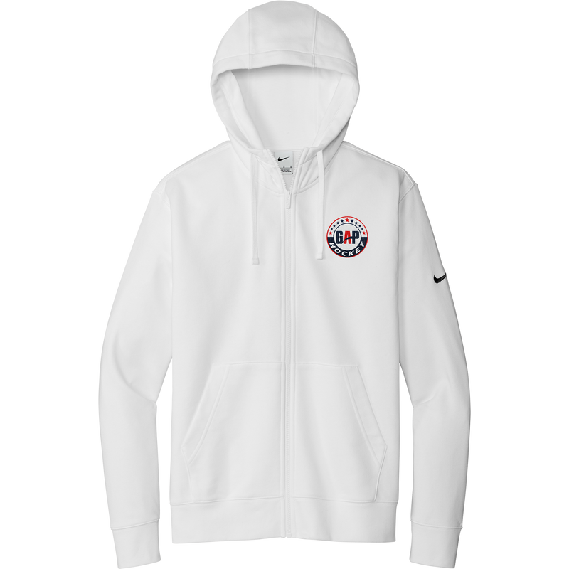 GAP Hockey Nike Club Fleece Sleeve Swoosh Full-Zip Hoodie