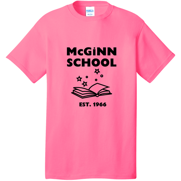 McGinn Elementary 'Book' Core Cotton Tee