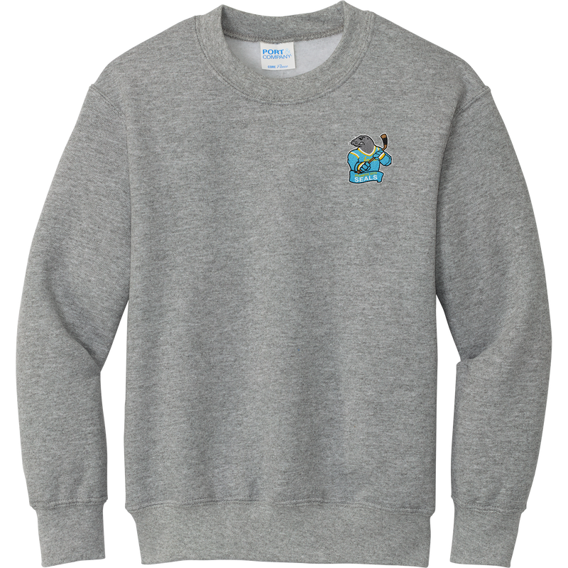 Atlantic City Seals Youth Core Fleece Crewneck Sweatshirt