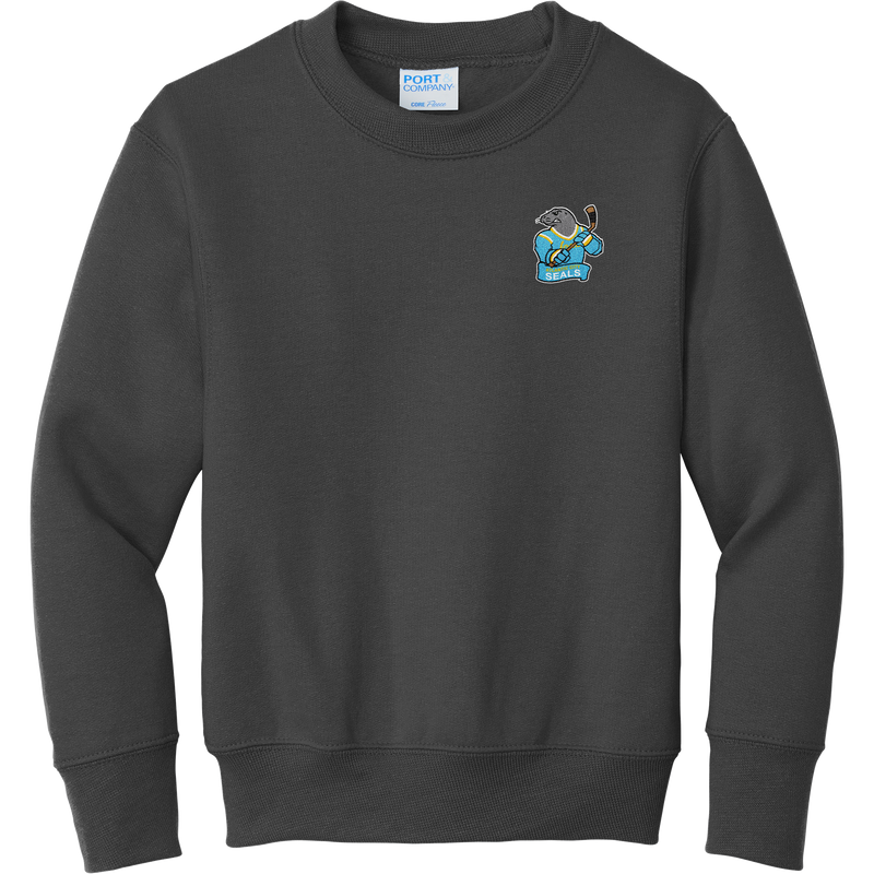 Atlantic City Seals Youth Core Fleece Crewneck Sweatshirt