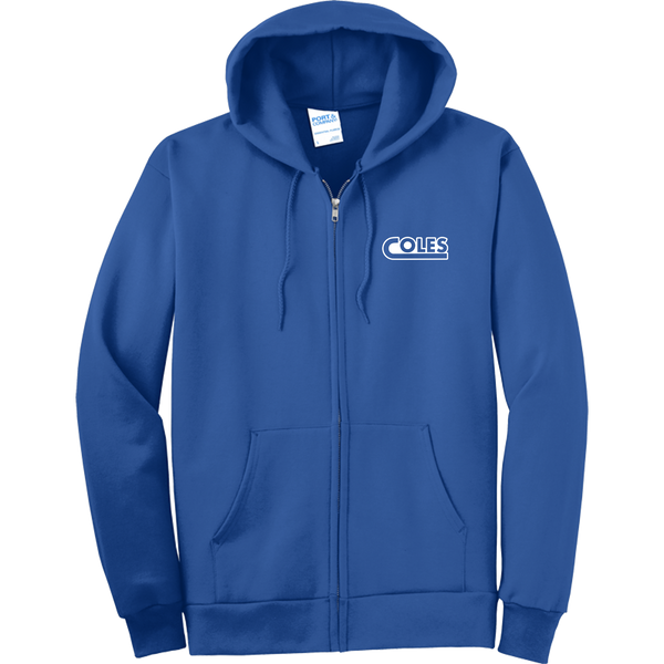 Coles Elementary "Checkered Tiger" Full-Zip Hooded Sweatshirt