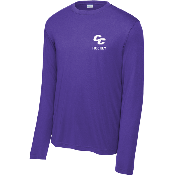 Curry College Youth Long Sleeve PosiCharge Competitor Tee