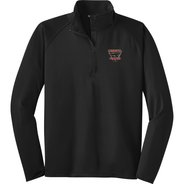 Biggby Bombers Sport-Wick Stretch 1/4-Zip Pullover