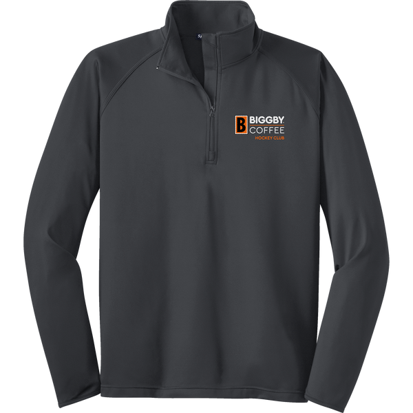 Biggby Coffee Hockey Club Sport-Wick Stretch 1/4-Zip Pullover