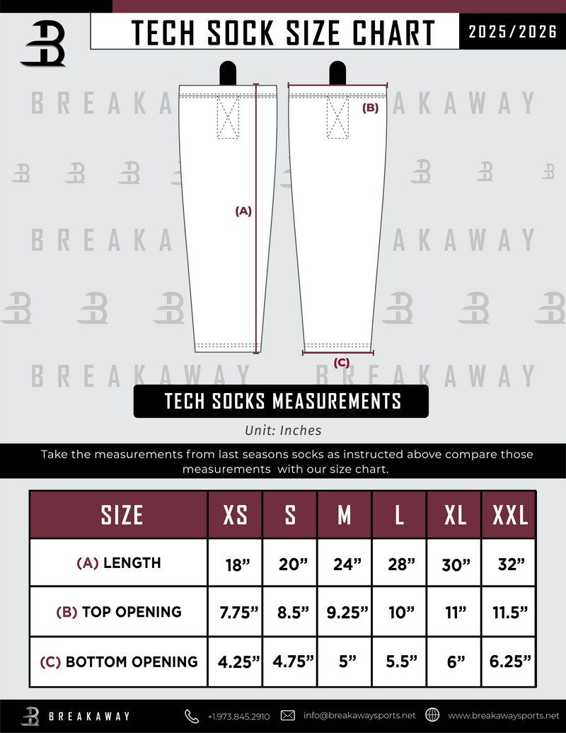 Royals Hockey Club Sublimated Tech Socks